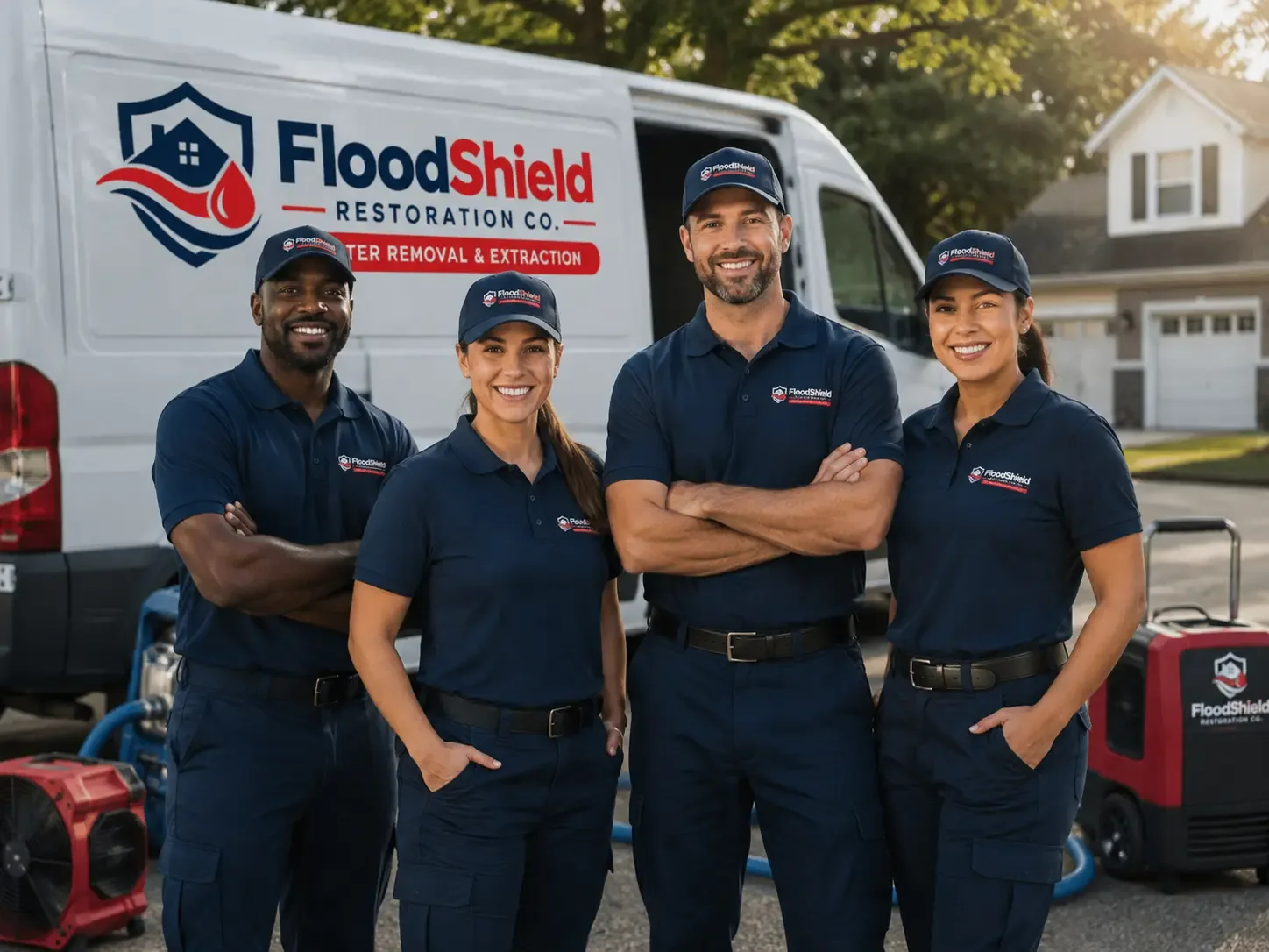 Flood Damage Restoration company in Nineveh, PA